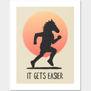 It gets easier Posters and Art